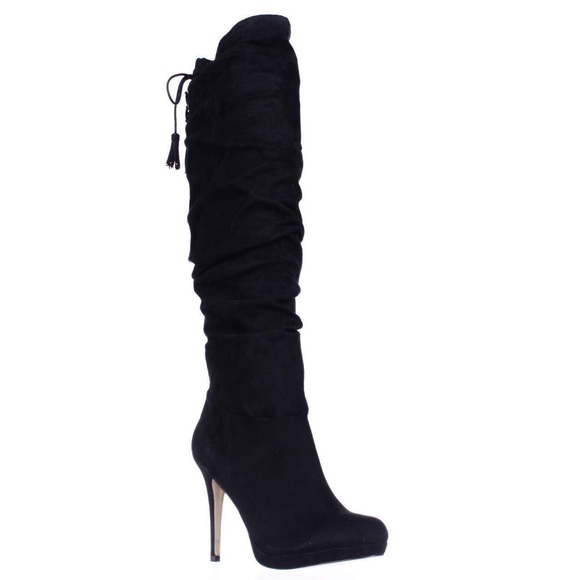 Thalia Sodi Taupe Knee High Boots 9.5 - Picture 9 of 10